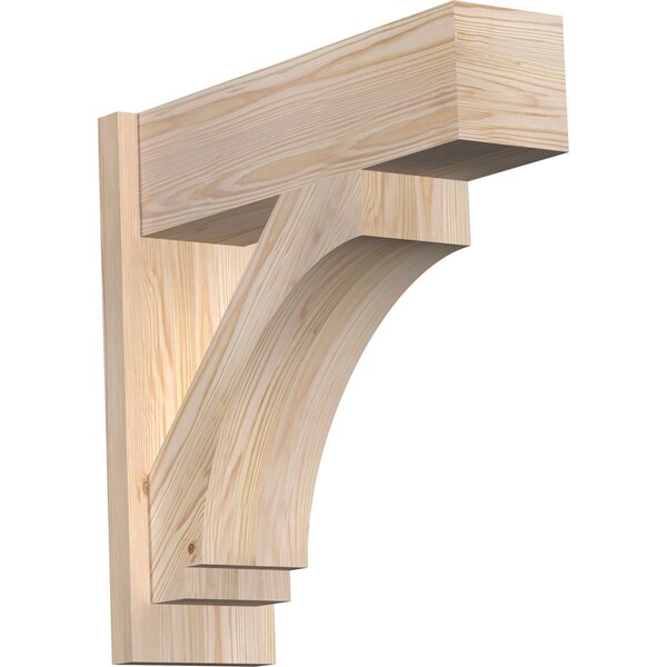 Ekena Millwork Imperial Block Smooth Outlooker, Douglas Fir, 7 1/2"W x 24"D x 24"H OUT08X24X24IMP05SDF - main